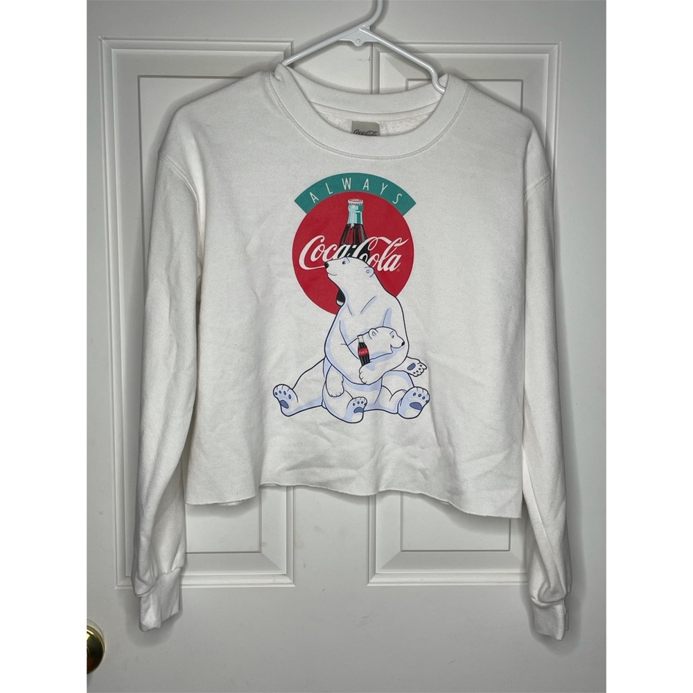 Always Coca Cola Cropped Sweatshirt szL
